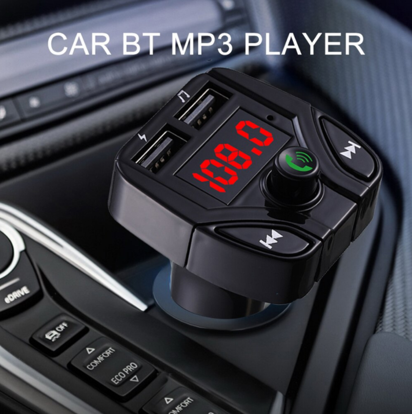 MP3 Wireless Adapter Charger Kit 2 Car Bluetooth FM Transmitter