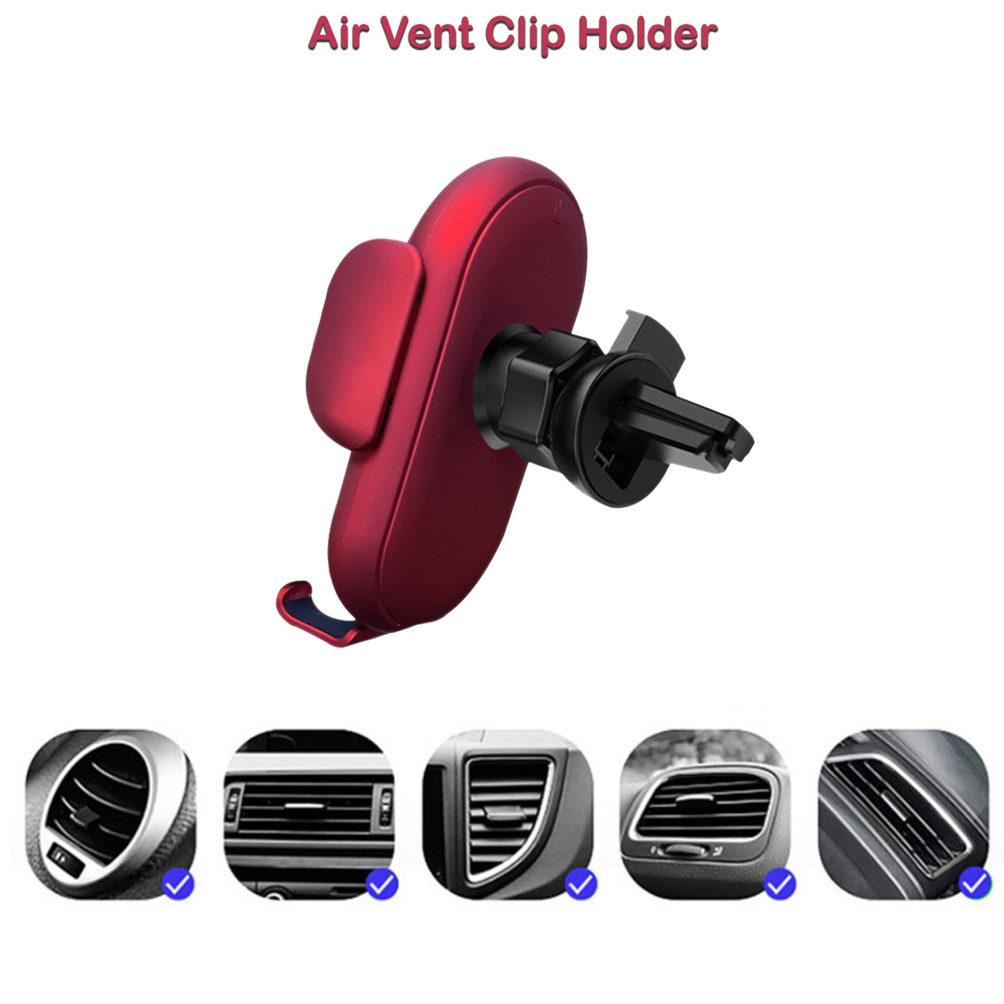 Wireless Charger Car Phone Holder Universal Charger Suction Mount Included 5V