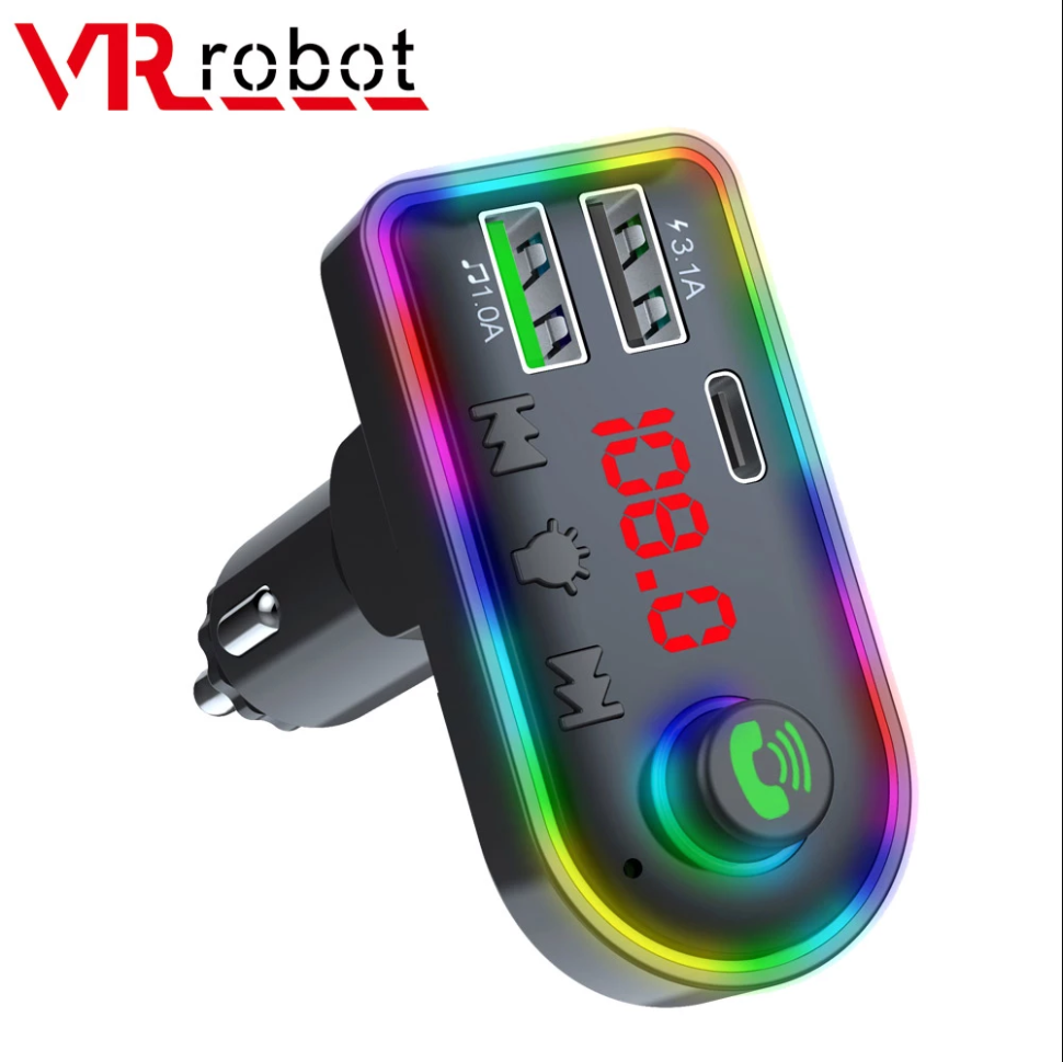 Wireless Bluetooth FM Transmitter Radio MP3 Car Kit with Charger 2
