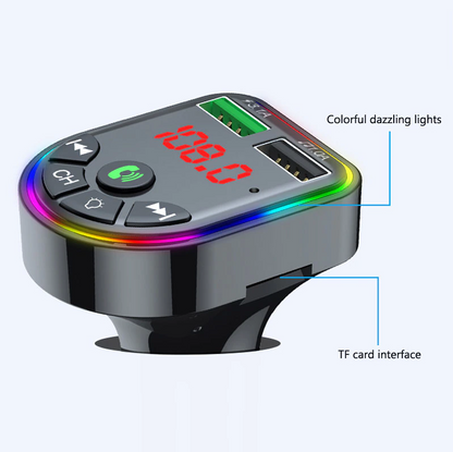 LED USA STOCK Bluetooth FM Transmitter Radio MP3 Wireless Adapter Wireless