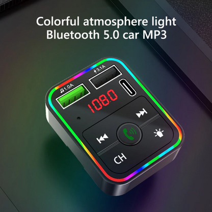 FM Band LED Car Bluetooth MP3 Transmitter USA