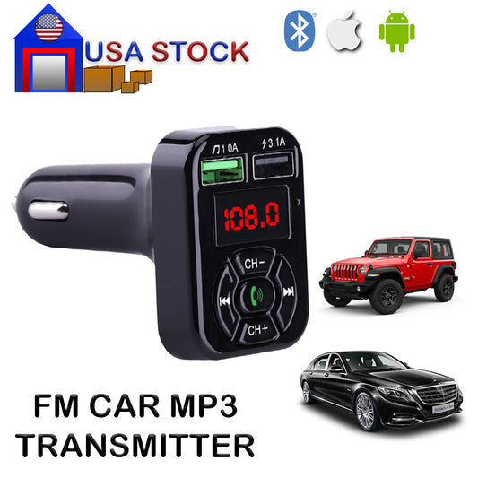 FM car frequency transmitter clear audio player